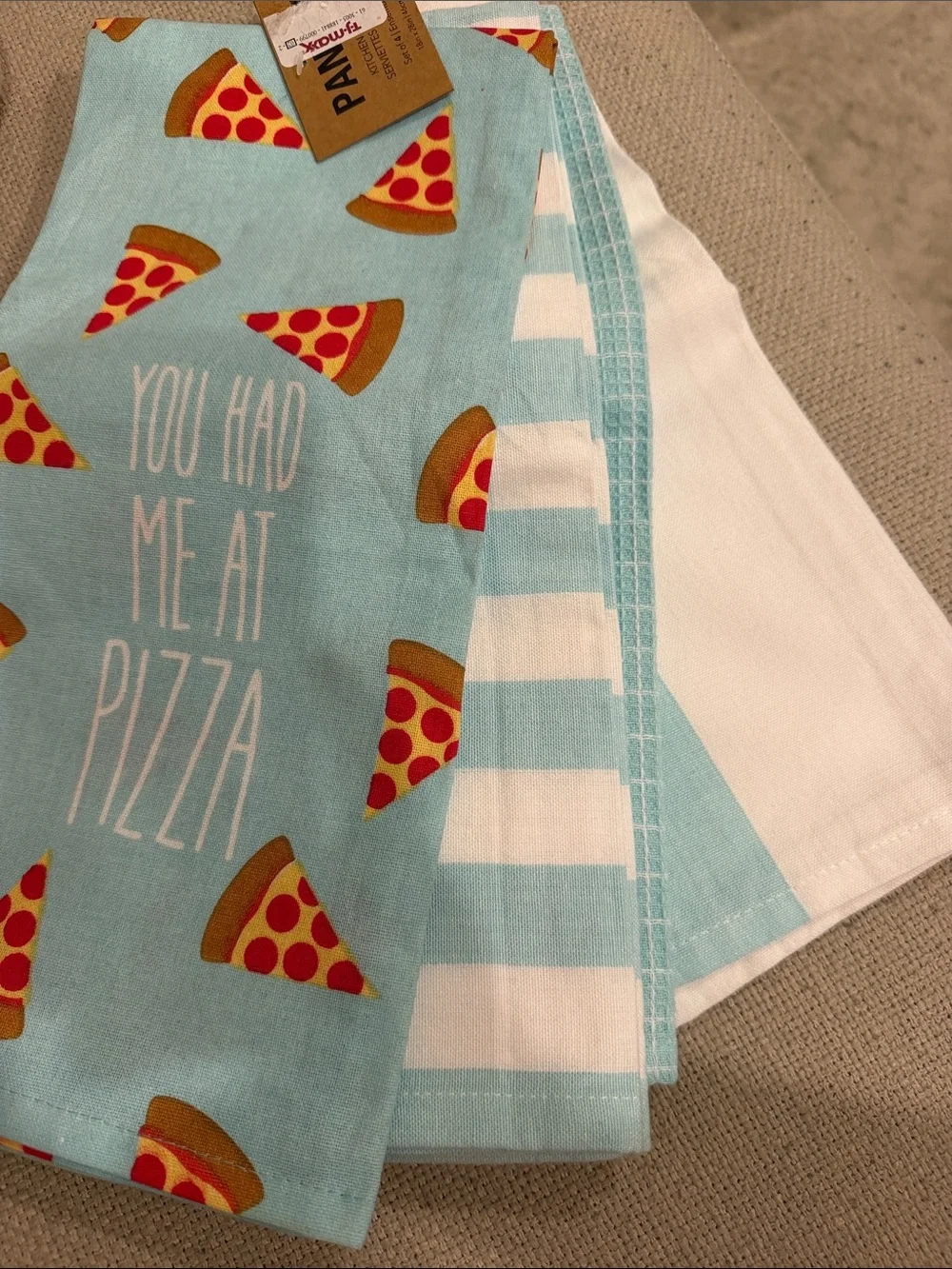 Pizza Kitchen Towels set of 4